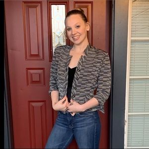 40s Art Deco Unique Textured Mad Men Jacket